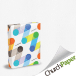 Textured Paper | Loop Laid Perforated 11 x 17 28/70 Textures Laid Paper 500 Sheets/Ream Ivory