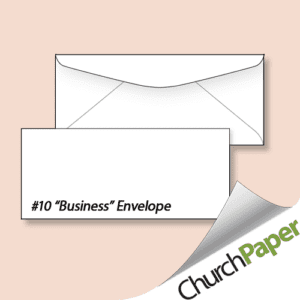 Prism Opaque Envelopes #10 (4 1/8" x 9 1/2") 24/60 Peach Paper