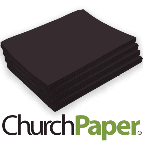 Sunworks Black Construction Paper (50 Packs Per Case) [6303]