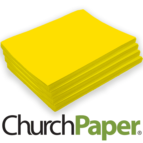 TruRay Yellow Construction Paper (50 Packs Per Case) [103004]