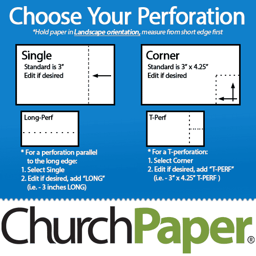 Custom Size - Springhill Perforated 8.5 x 11 24/60 Opaque Celestial Blue Paper