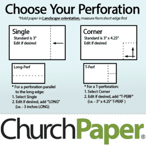 Custom Size CardStock Paper | Via Perforated 11 x 17 28/70 Premium Opaque Colors Blue Paper