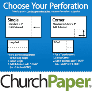 Custom Size - Astrobright Perforated 11 x 17 24/60 Bright Celestial Blue Textured Paper