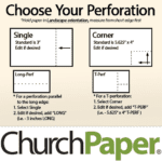 Custom Size Card Stock | Astrobright Perforated 11 x 17 24/60 Natural Textured Paper