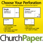 Custom Size - Astrobright Perforated 11 x 17 24/60 Bright Yellow Textured Paper