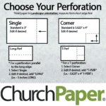 Custom Size - Astroparche Perforated 11 x 17 65 Parchment Cardstock | Textured Blue Paper