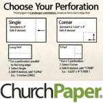 Custom Size - Astroparche Perforated 11 x 17 65 Parchment Cardstock | Textured Natural Paper