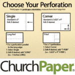 Custom Size - Royal Sundance Fiber Perforated 11 x 17 80 Fleck Cardstock | Textured Balsa Paper
