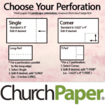 Custom size cardstock | Royal Marble Perforated 8.5 x 14 28/70 Rose Textured Marble Paper