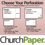 Custom Size Card Stock | Fiber Perforated 8.5 x 11 28/70 Textured Mauve Paper