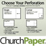 Custom Size Card Stock | Fiber Perforated 8.5 x 11 28/70 Lilac Textured Paper