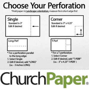 Custom Size Card Stock | Royal Sundance Fiber Perforated 8.5 x 14 28/70 Textured White Paper