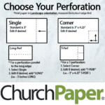 Custom size cardstock | Royal Marble Perforated 8.5 x 14 28/70 Textured Blue Marble Paper