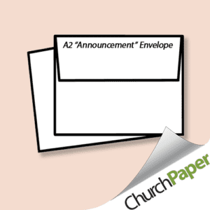 Springhill Opaque Envelopes A2 (4 3/8" x 5 3/4") 24/60 Peach Paper