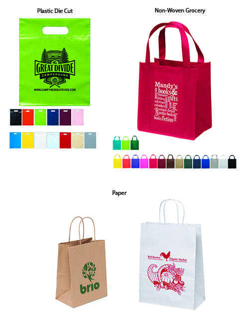 Imprinted Bags Church Paper