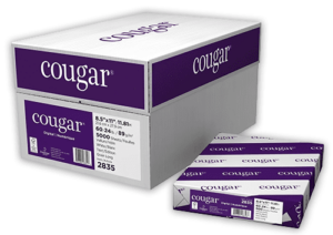 cougar white multicolor copy paper