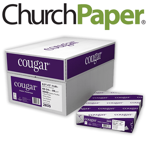 cougar white multicolor copy paper