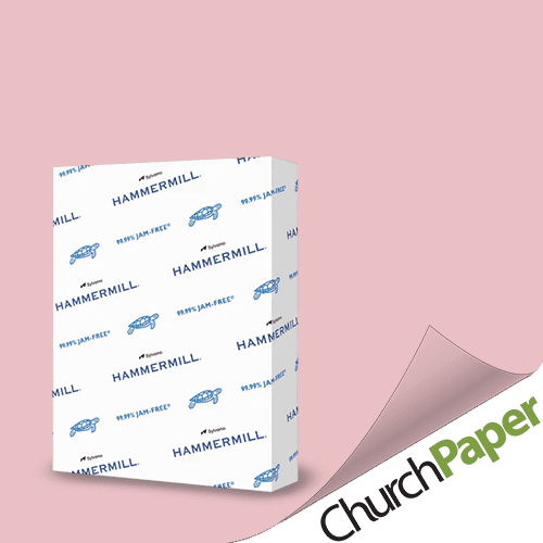 Pink printer on sale paper