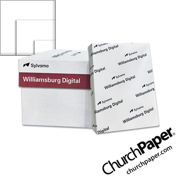 Williamsburg 8.5 x 11 28/70 lb. Text White Paper 500 Sheets/Ream