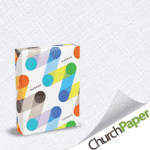 Cardstock paper | restful blue linen textured paper