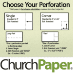 Custom Size Card Stock | Fiber Perforated 8.5 x 14 28/70 Textured Pear Paper