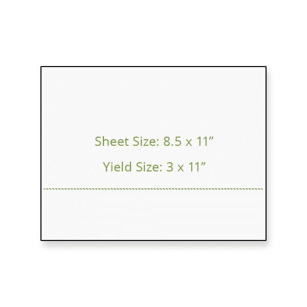 Perforated Card Stock Paper Products