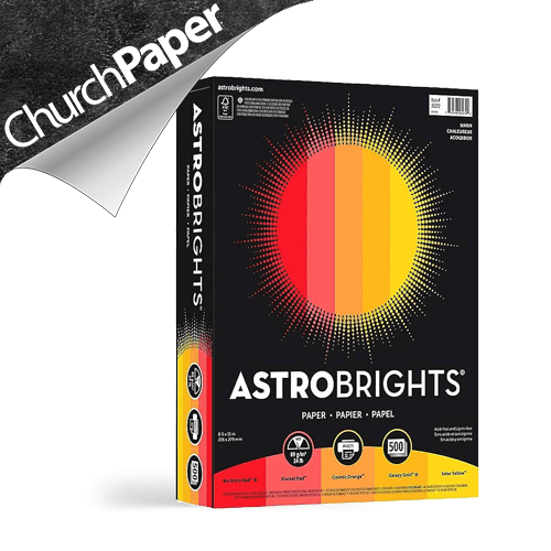 Astrobrights Paper Warm 5 Color Pack